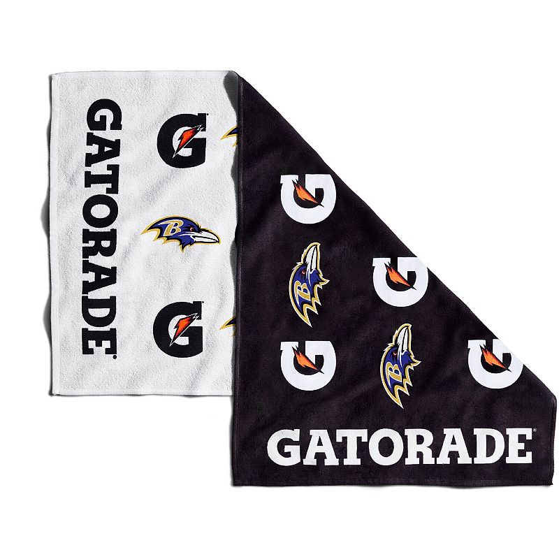 Baltimore Ravens On-Field Gatorade Towel, Multicolor
