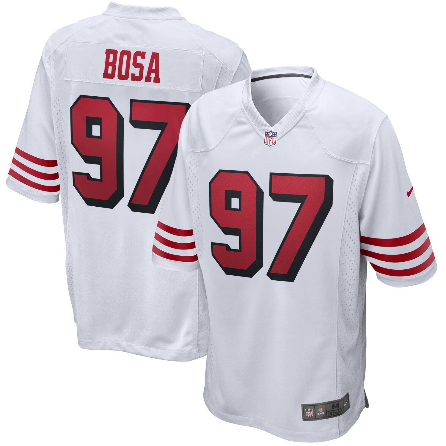 bosa jersey 49ers white