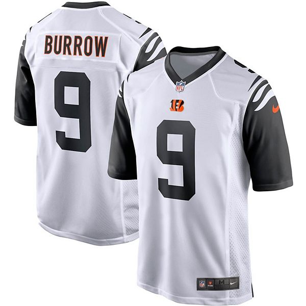 Men's Nike Joe Burrow White Cincinnati Bengals Name & Number T-Shirt