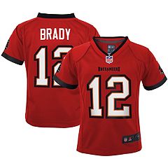 Nike Toddler Tampa Bay Buccaneers Tom Brady #12 Pewter Game Jersey