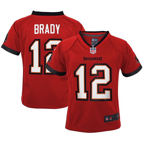 Toddler Nike Tom Brady Red Tampa Bay Buccaneers Game Jersey, 2T