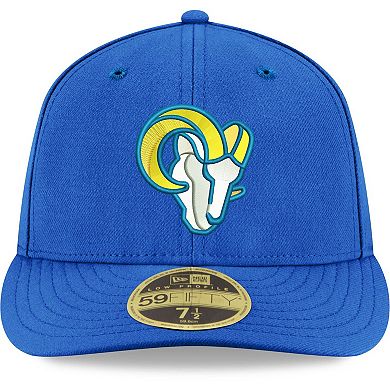 Men's New Era Royal Los Angeles Rams Omaha Low Profile 59FIFTY Fitted Team Hat