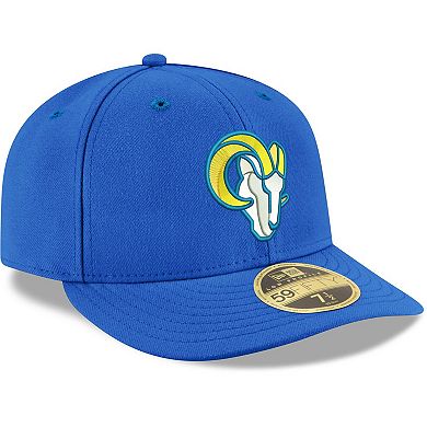 Men's New Era Royal Los Angeles Rams Omaha Low Profile 59FIFTY Fitted Team Hat