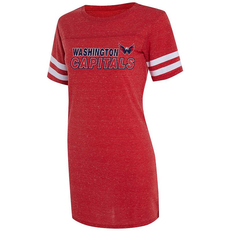 Womens Concepts Sport Red Washington Capitals Satellite Nightshirt, Size: 