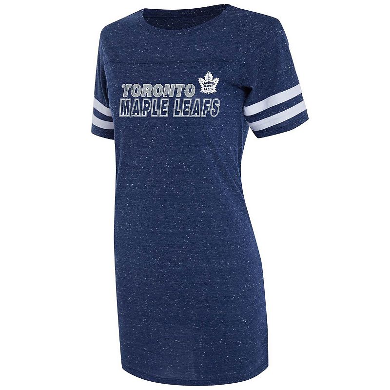 Womens Concepts Sport Navy Toronto Maple Leafs Satellite Nightshirt, Size: