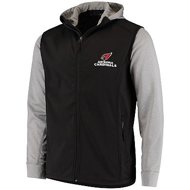 Men's Dunbrooke Black/Gray Arizona Cardinals Alpha Full-Zip Jacket