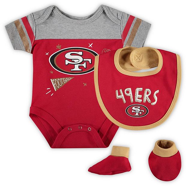 49ers Fan Like Daddy Football Bodysuit Outfit for Baby Girl