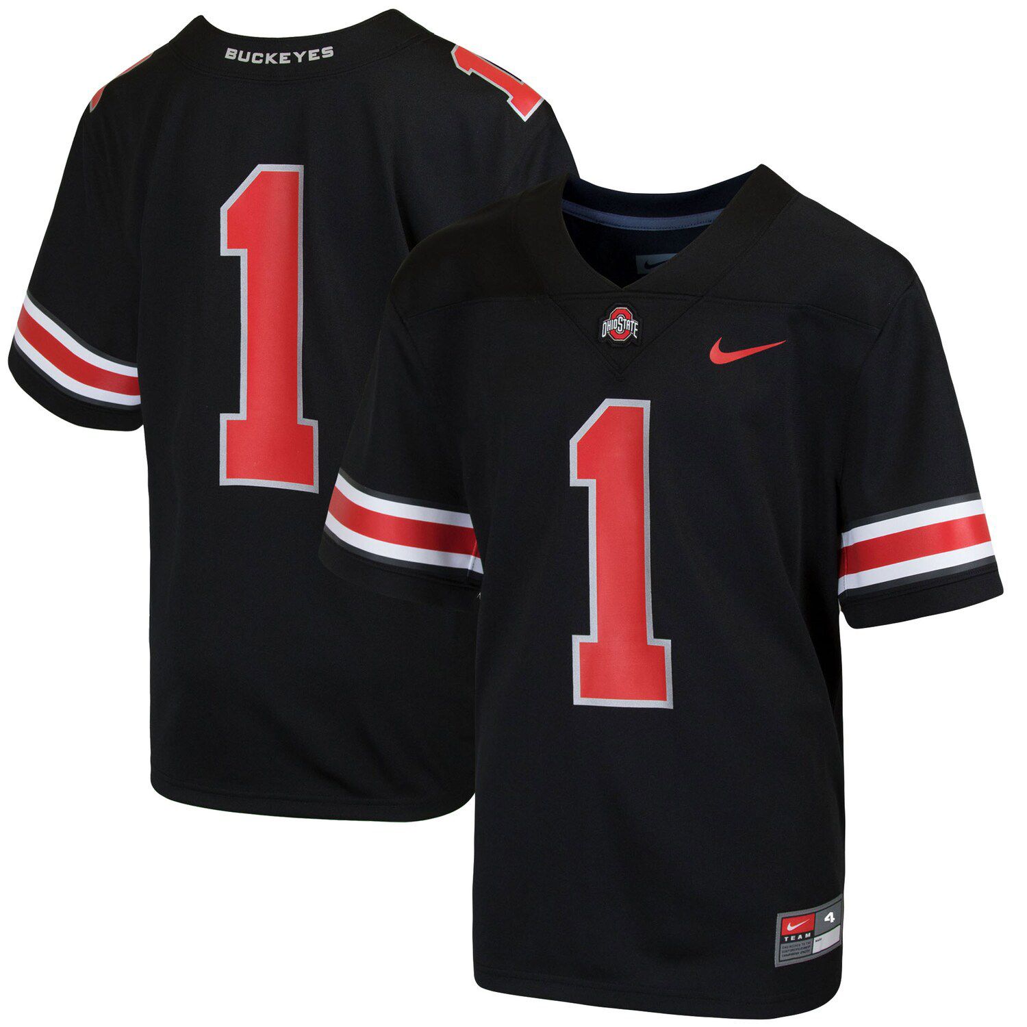 black ohio state jersey nike