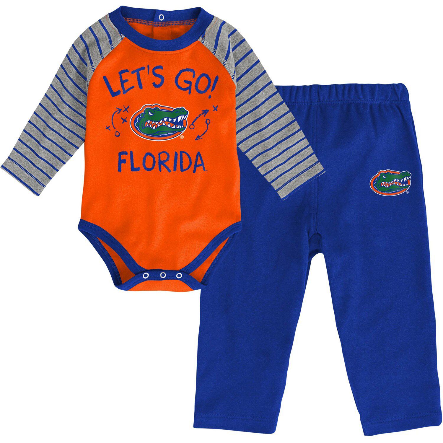 Outerstuff Infant Royal/Orange Florida Gators Training Camp Jersey and Pants Set