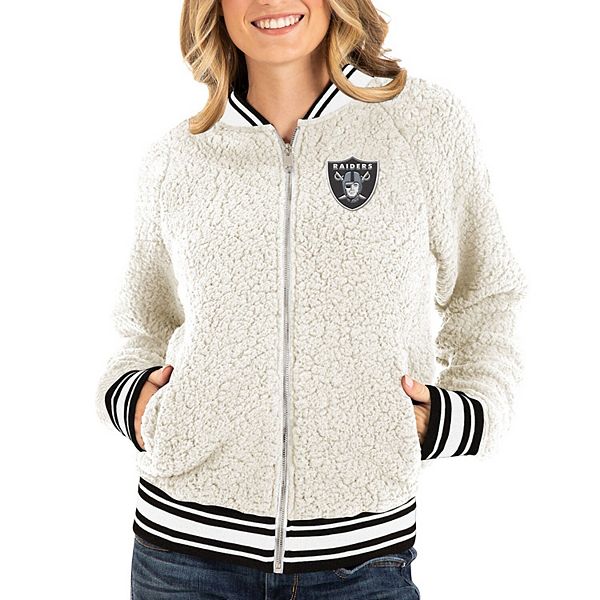 New Era Women's New Era Cream Pittsburgh Steelers Sherpa Full-Zip Jacket