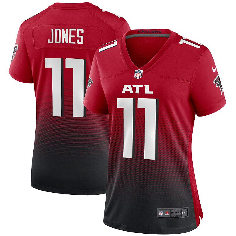 Womens Nike Julio Jones Red Atlanta Falcons 2nd Alternate Game Jersey, Siz