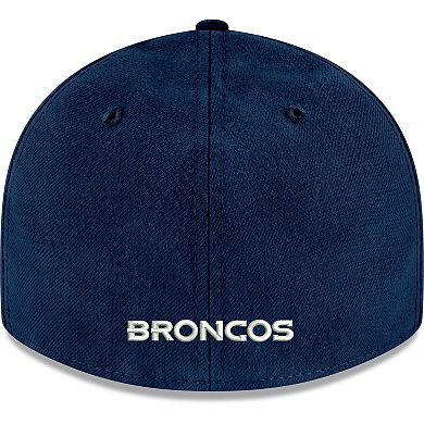 Men's New Era Navy Denver Broncos Omaha Low Profile 59FIFTY Fitted Hat