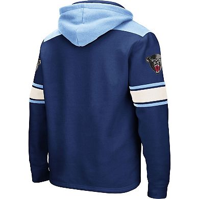 Men's Colosseum Navy Maine Black Bears 2.0 Lace-Up Pullover Hoodie