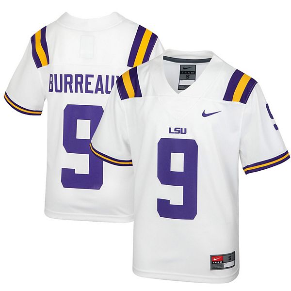 Men's ProSphere #1 White LSU Tigers Baseball Jersey