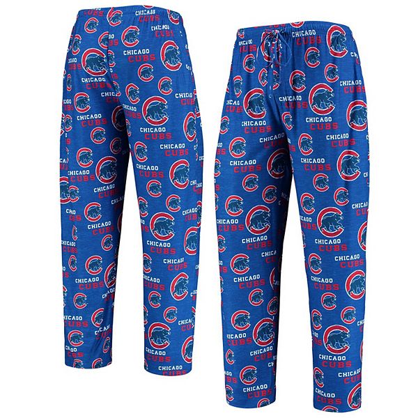 Men's Concepts Sport Royal Chicago Cubs Zest Allover Print Sleep Pants