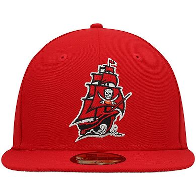 Men's New Era Red Tampa Bay Buccaneers Omaha 59FIFTY Fitted Hat