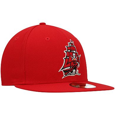 Men's New Era Red Tampa Bay Buccaneers Omaha 59FIFTY Fitted Hat