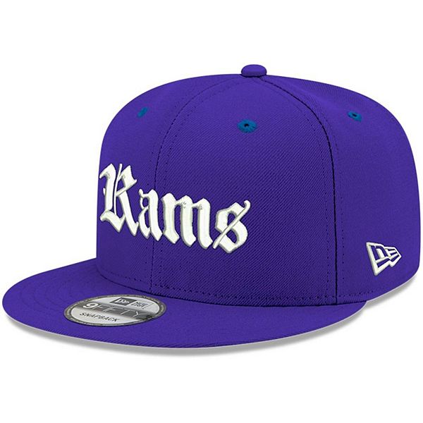 Men's New Era Royal Los Angeles Rams Script Logo Golfer 9FIFTY