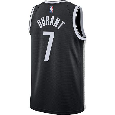 Men's Nike Kevin Durant Black Brooklyn Nets 2020/21 Swingman Jersey ...
