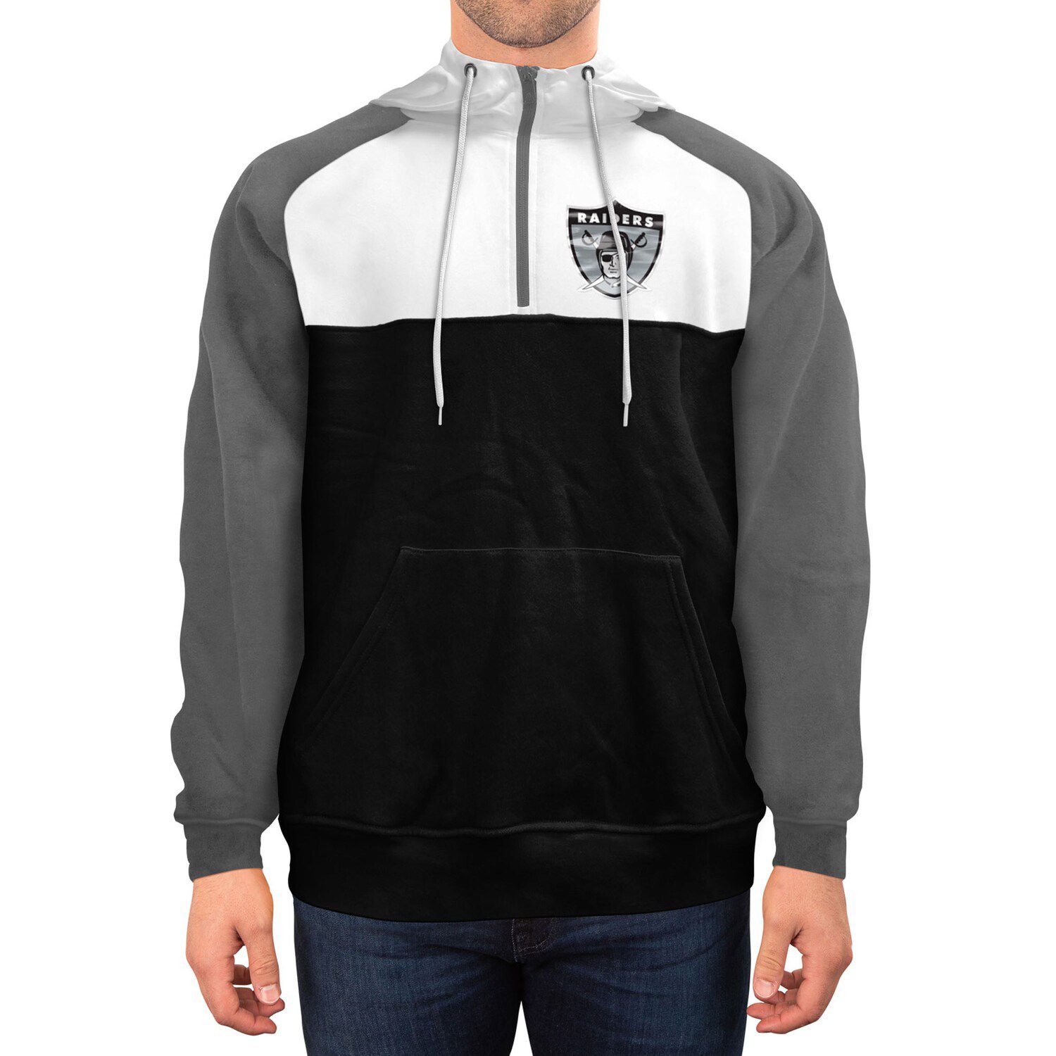 white raiders jacket