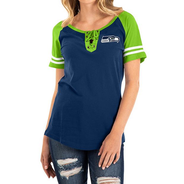 Seattle Seahawks Home Team Adaptive T-Shirt - College Navy