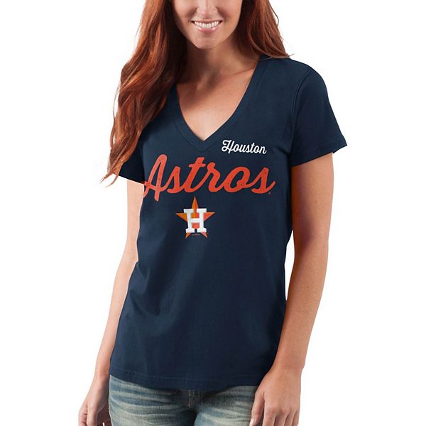 Women's G-III 4Her by Carl Banks White Houston Astros Logo Opening Day Tank  Top