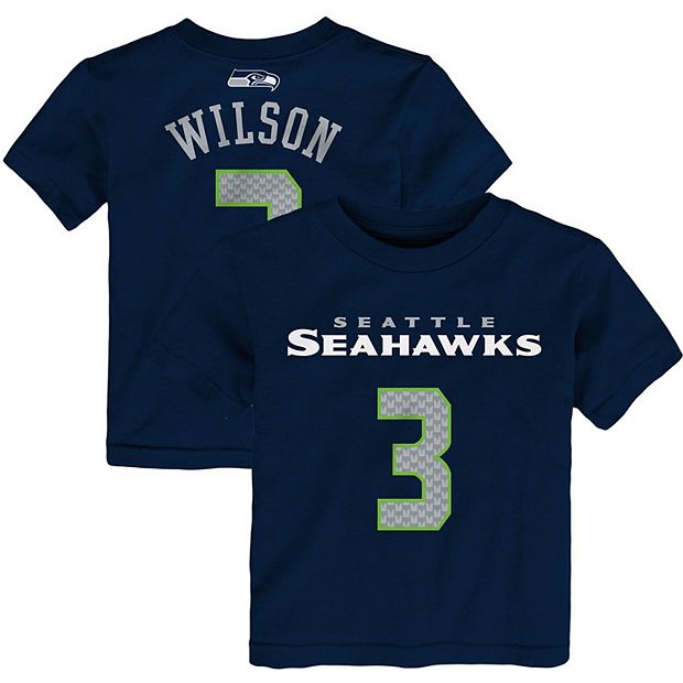 Russell Wilson Seattle Seahawks Nike Women's Name & Number T-Shirt -  College Navy