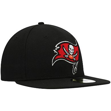 Men's New Era Black Tampa Bay Buccaneers Omaha 59FIFTY Fitted Hat