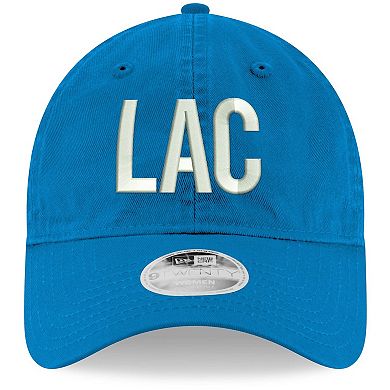 Women's New Era Powder Blue Los Angeles Chargers Hometown Team 9TWENTY Adjustable Hat