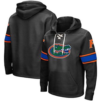 Men's Colosseum Black Florida Gators 2.0 Lace-Up Pullover Hoodie