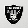Men's New Era Gray/White Las Vegas Raiders Gametime Quarter-Zip Hoodie Jacket