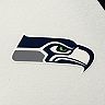 Men's New Era Neon Green/White Seattle Seahawks Gametime Quarter-Zip Hoodie Jacket