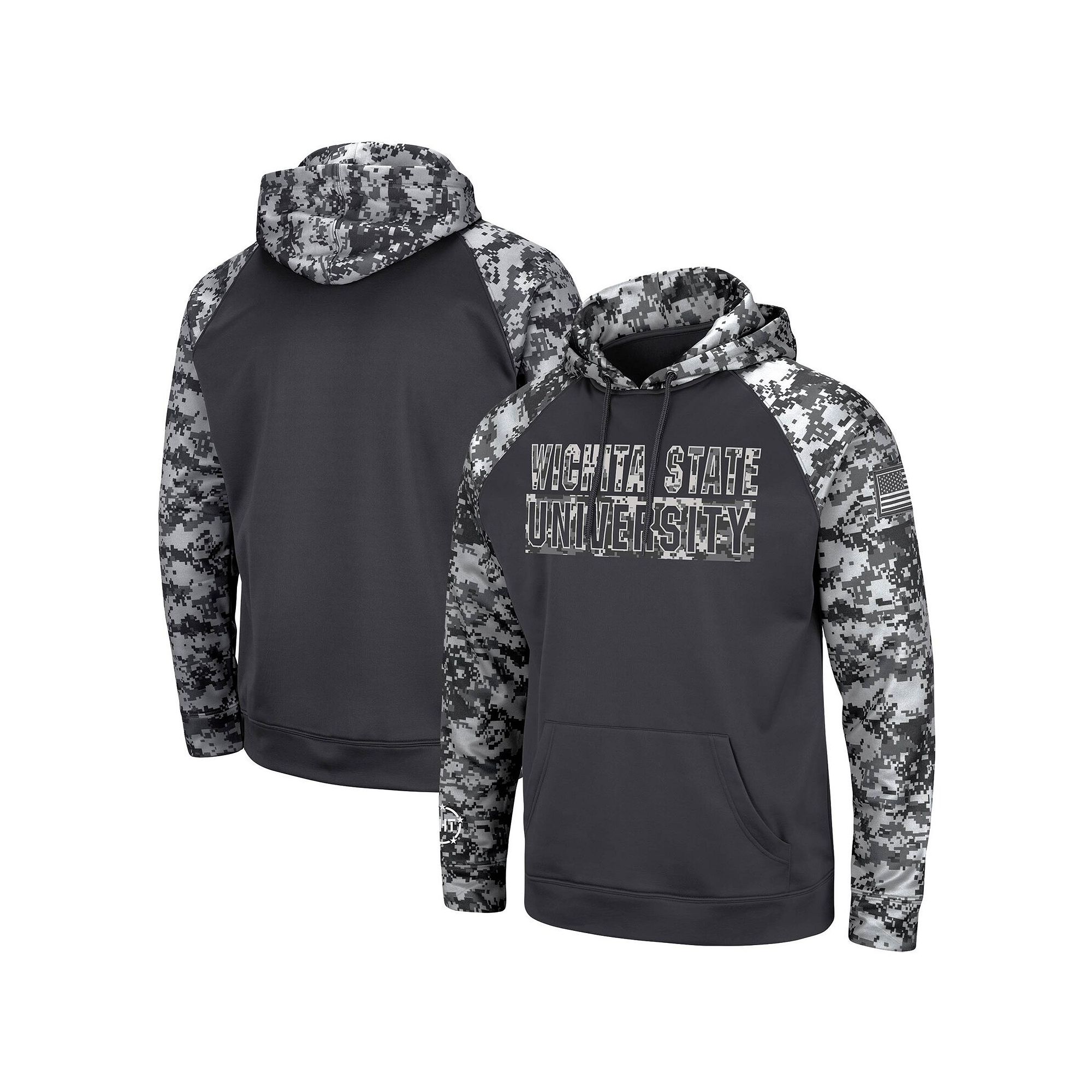 Mens Colosseum Charcoal Wichita State Shockers OHT Military Appreciation D