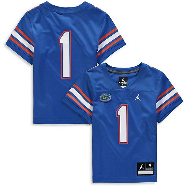 Men's Jordan Brand Royal Florida Gators Football Custom Game Jersey