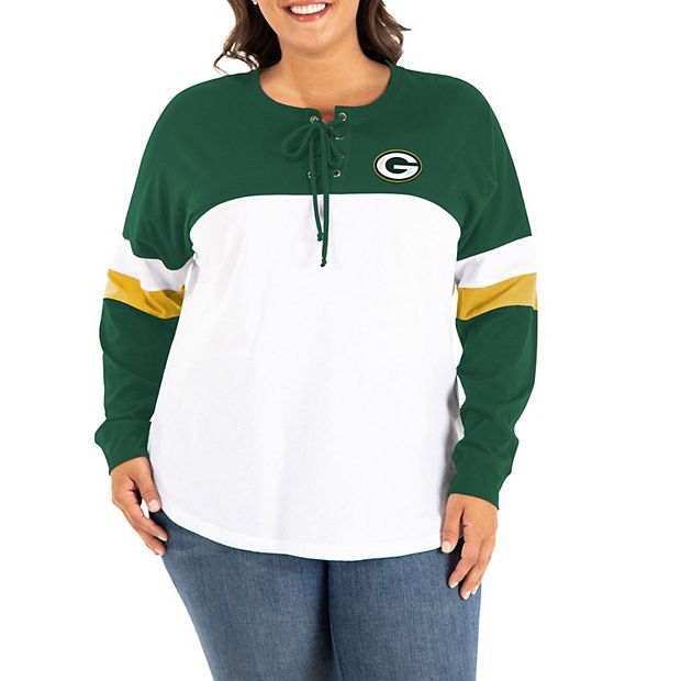 women's plus size green bay packers apparel