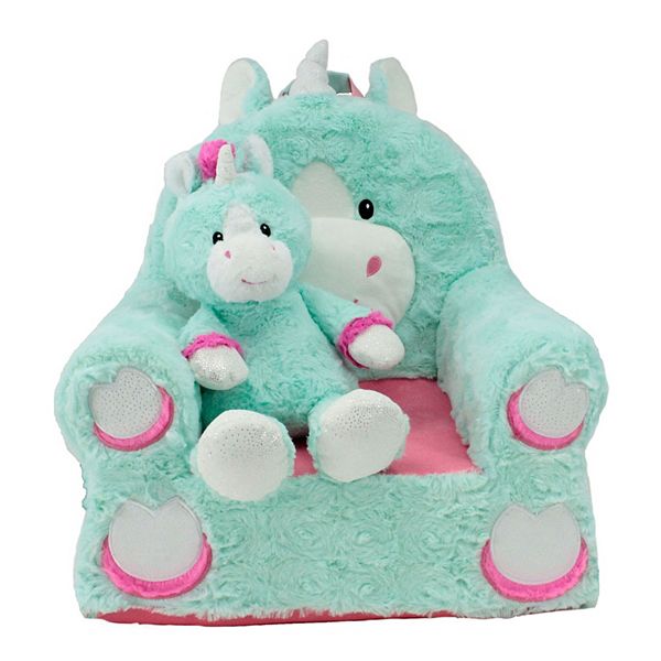 Animal plush best sale chair unicorn