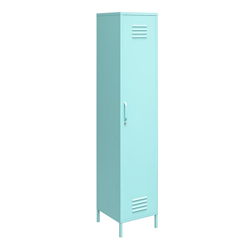 Novogratz Cache Single Locker Storage Cabinet, Green