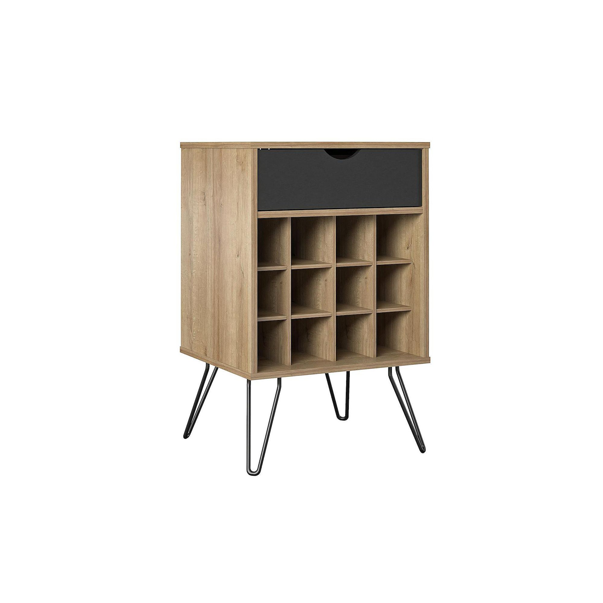 Novogratz Concord Beverage Storage Cabinet, Natural