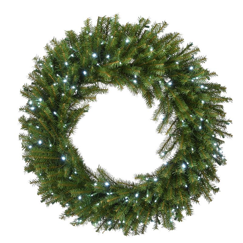 National Tree Company 36-in. Light-Up Norwood Fir Artificial Christmas Wrea