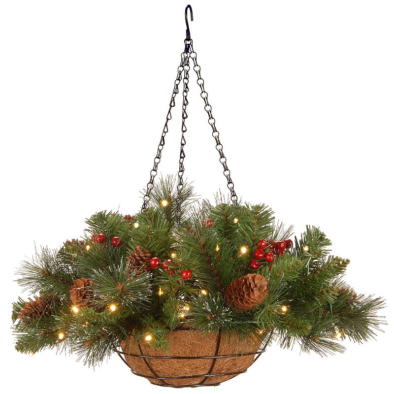 National Tree Company Light-Up Crestwood Spruce Artificial Christmas Hangin