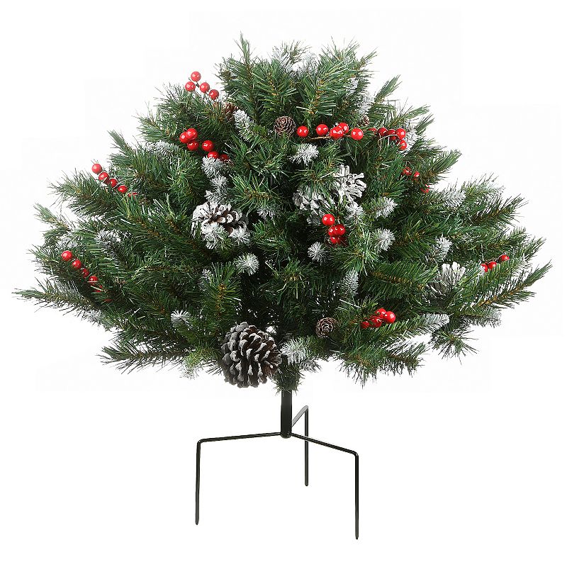 National Tree Company 22 Frosted Berry Artificial Planter Filler Decor, 