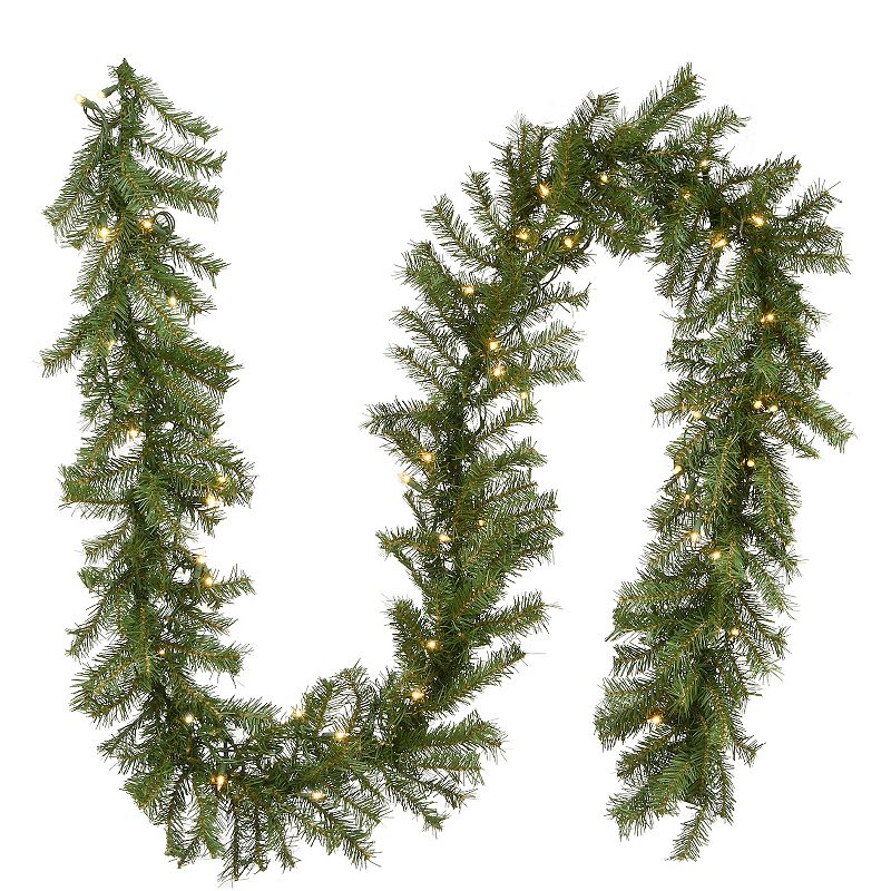 9' x 10" Pre-Lit Norwood Fir Artificial Christmas Garland - Clear Lights