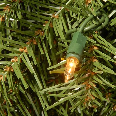 National Tree Company 9-ft. Pre-Lit Norwood Fir Artificial Garland Table Decor