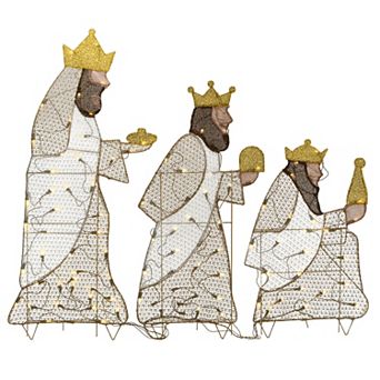 National Tree Company Light-Up Three Wisemen Christmas Outdoor Decor