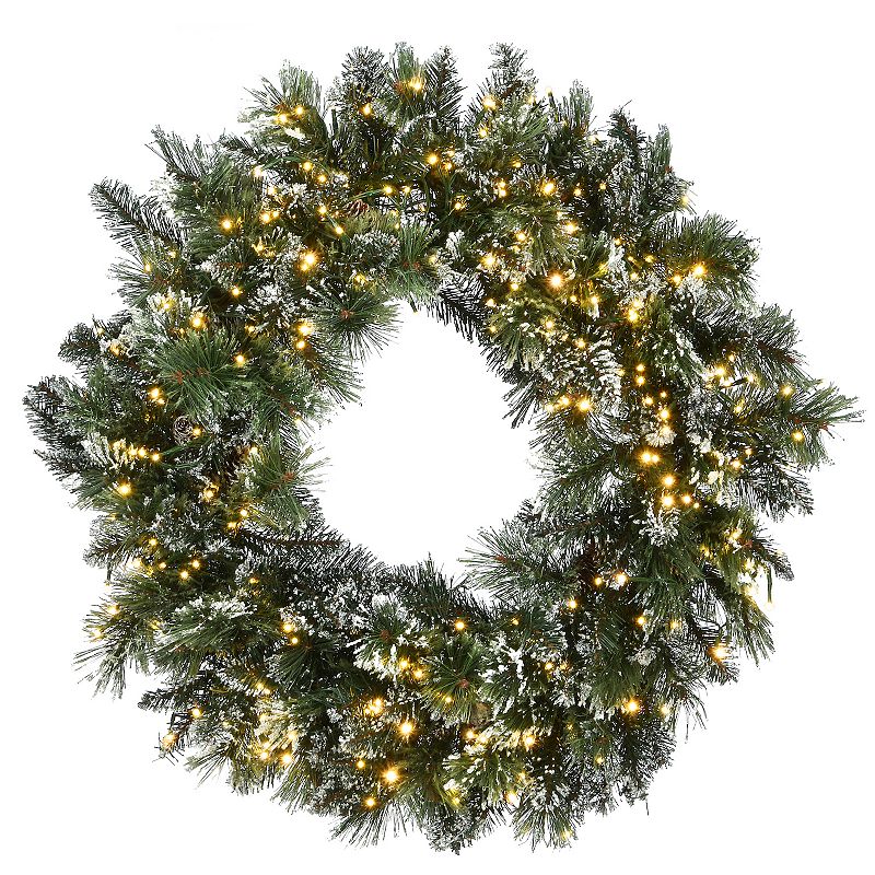 National Tree Company 30-in. Light-Up Glittery Bristle Pine Artificial Chri