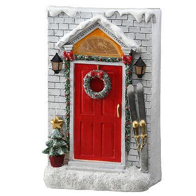 National Tree Company Light-Up Christmas Door Table Decor