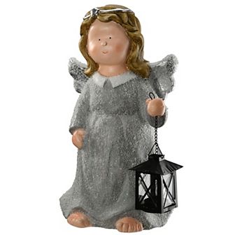 National Tree Company Angel & Lantern Floor Decor