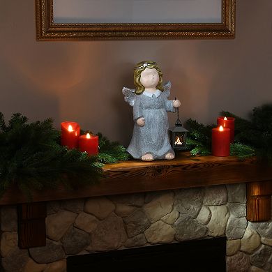 National Tree Company Angel & Lantern Floor Decor