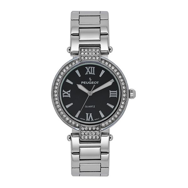 Peugeot Women's Crystal Bezel Dress Watch