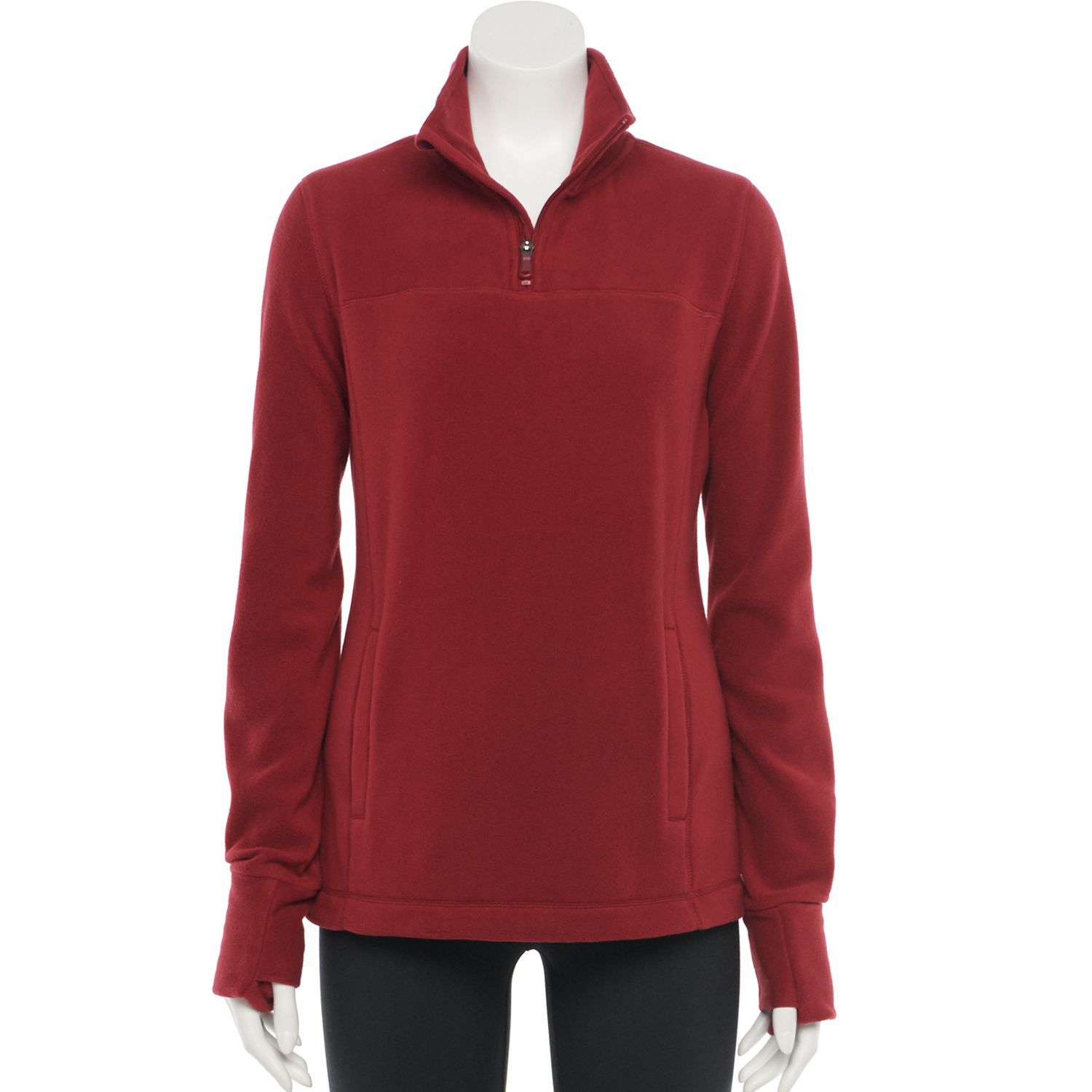 microfleece quarter zip